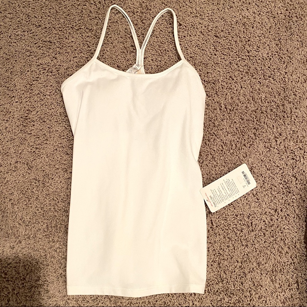 Power Y Tank lululemon size 8 NWT
